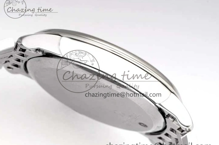 0123 De Ville SS DIWF 1:1 Best Edition Gray Dial SS Markers on SS Bracelet MIYOTA FlexibleFit 7851